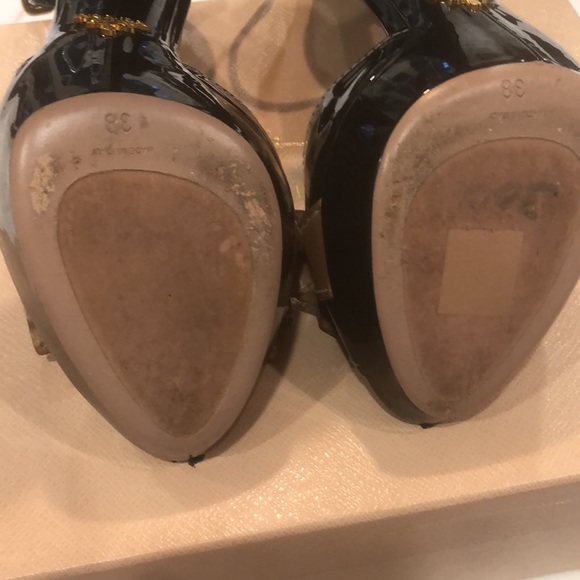 Prada black high heeled platform - Picture 4 of 6